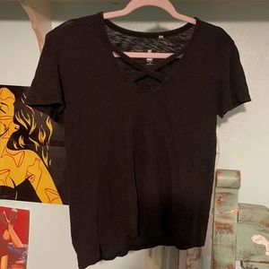 Cute black thin t-shirt